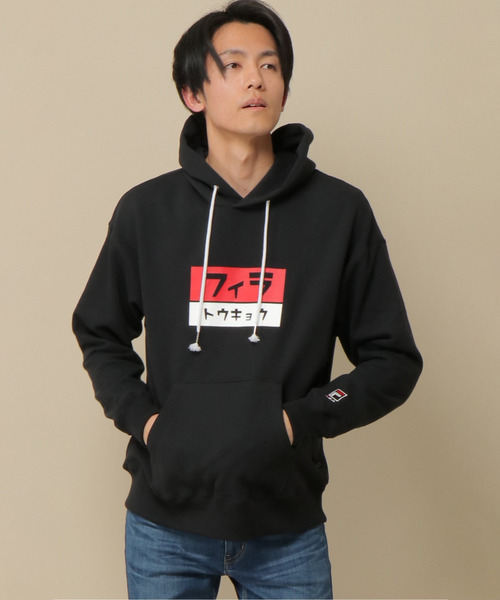 FILA（フィラ）の「FILA ヘリテージ TOKYOパーカー（パーカー・メンズ・ホワイト/ブラック/ネイビー/レッド・M/L/XL）」の21枚目の写真