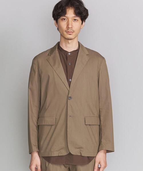 BEAUTY&YOUTH UNITED ARROWS（ビューティーアンドユースユナイテッドアローズ）の「BY ニドム タイプライター 2B コンフォート ジャケット 【セットアップ対応】（テーラードジャケット・メンズ・その他1/ダークグレー/モカ・SMALL/MEDIUM/X-LARGE/LARGE）」の4枚目の写真