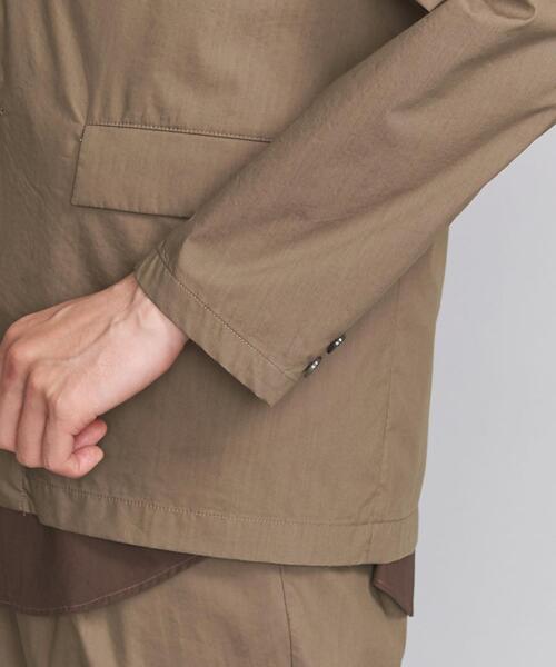 BEAUTY&YOUTH UNITED ARROWS（ビューティーアンドユースユナイテッドアローズ）の「BY ニドム タイプライター 2B コンフォート ジャケット 【セットアップ対応】（テーラードジャケット・メンズ・その他1/ダークグレー/モカ・SMALL/MEDIUM/X-LARGE/LARGE）」の8枚目の写真