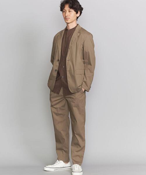BEAUTY&YOUTH UNITED ARROWS（ビューティーアンドユースユナイテッドアローズ）の「BY ニドム タイプライター 2B コンフォート ジャケット 【セットアップ対応】（テーラードジャケット・メンズ・その他1/ダークグレー/モカ・SMALL/MEDIUM/X-LARGE/LARGE）」の12枚目の写真