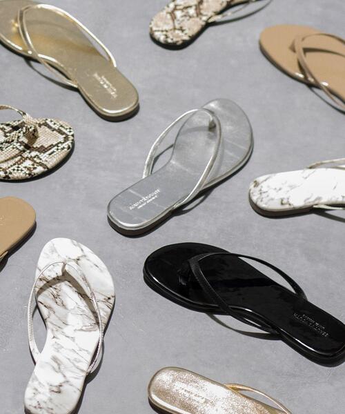 BEAUTY&YOUTH UNITED ARROWS(ビューティーアンドユースユナイテッドアローズ)の「BY フェイクレザー トングサンダル ◆(サンダル・レディース・ブラック/シルバー/ゴールド/ホワイト/その他1/ベージュ・38/36/37/35)」の14枚目の写真