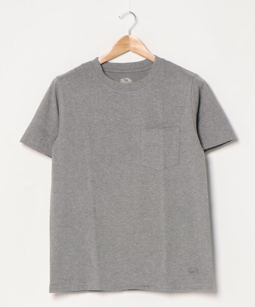 FRUIT OF THE LOOM(フルーツオブザルーム)の「7oz 天竺 ポケットTシャツ / ポケット / 半袖 / シンプル / カジュアル / 無地 / インナー / ユニセックス(Tシャツ/カットソー・メンズ・ホワイト/ベージュ/グレー/ネイビー/カーキ/ブラック・L/XL/S/XS/M)」の8枚目の写真