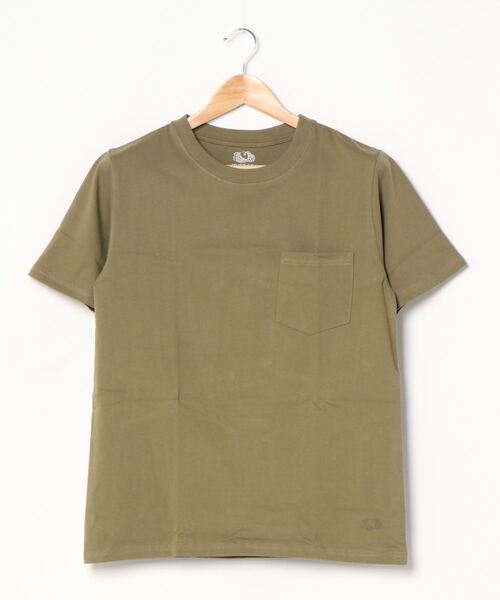 FRUIT OF THE LOOM(フルーツオブザルーム)の「7oz 天竺 ポケットTシャツ / ポケット / 半袖 / シンプル / カジュアル / 無地 / インナー / ユニセックス(Tシャツ/カットソー・メンズ・ホワイト/ベージュ/グレー/ネイビー/カーキ/ブラック・L/XL/S/XS/M)」の10枚目の写真