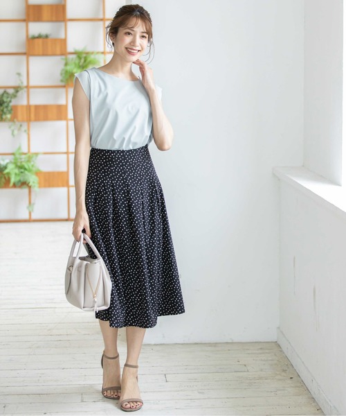 12Twelve Agenda(トゥエルブ アジェンダ)の「シフォンタックスリーブカットソープルオーバー(Tシャツ/カットソー・レディース・ブラック/オフホワイト/ミント/ライトカーキ・M)」の19枚目の写真