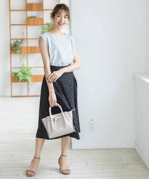 12Twelve Agenda(トゥエルブ アジェンダ)の「シフォンタックスリーブカットソープルオーバー(Tシャツ/カットソー・レディース・ブラック/オフホワイト/ミント/ライトカーキ・M)」の20枚目の写真