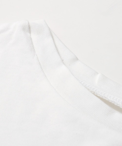 coca(coca)(コカ)の「レイヤードスタイルも叶うトップス(Tシャツ/カットソー・レディース・ブラック/ホワイト/その他1/オレンジ・ONE SIZE/M/L)」の8枚目の写真