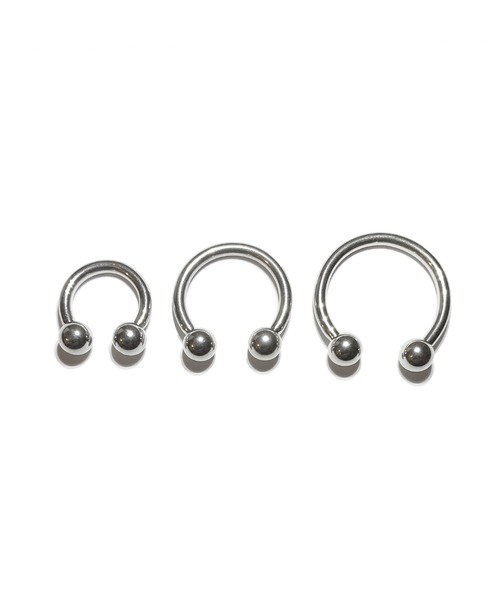 MORPH(モルフ)の「MORPH モルフ CCB ボディーピアス 12ゲージ 10mm~16mm(ピアス(片耳用)・メンズ・シルバー・10/12/14/16)」の2枚目の写真
