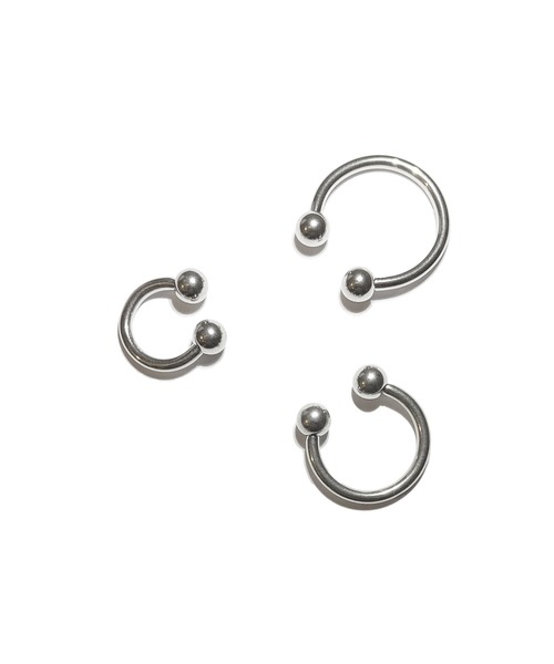 MORPH(モルフ)の「MORPH モルフ CCB ボディーピアス 12ゲージ 10mm~16mm(ピアス(片耳用)・メンズ・シルバー・10/12/14/16)」の3枚目の写真