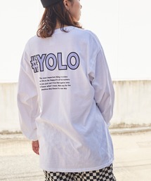 WEGO/【WEB限定】GILDANバックプリントロンT