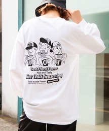 WEGO/【WEB限定】GILDANバックプリントロンT