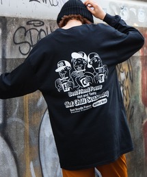 WEGO/【WEB限定】GILDANバックプリントロンT