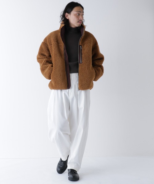 Lui's（ルイス）の「スタンドボアブルゾン（ブルゾン）」 - WEAR