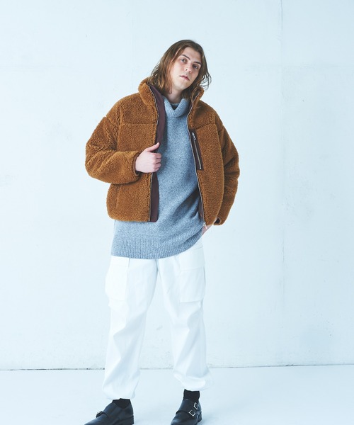 Lui's（ルイス）の「スタンドボアブルゾン（ブルゾン）」 - WEAR
