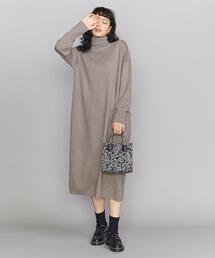 BEAUTY&YOUTH UNITED ARROWS | BY コットンスムースタートルニットマキシワンピース -ウォッシャブル-(ワンピース)