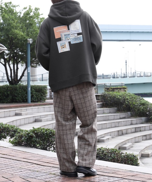 PairPair（ペアペア）の「パソコンバックプリントパーカー(ユニセックス)（パーカー・レディース・アイボリー/モカ/スミクロ・MEDIUM/LARGE）」の20枚目の写真