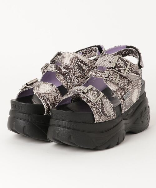 YOSUKE（ヨースケ）の「YOSUKE / ヨースケ厚底サンダル（サンダル・レディース・ホワイト/ブラック/アニマル/ブラック×パープル/イエロー系その他/ブラックミックス・23.5cm/23.0cm/24.0cm/24.5cm/22.5cm/25.0cm）」の6枚目の写真