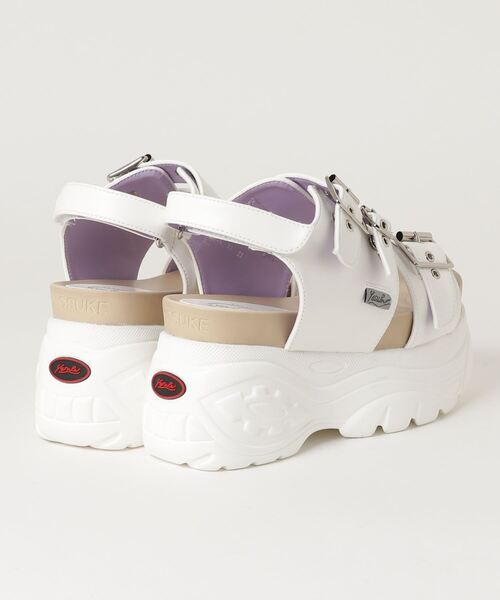 YOSUKE（ヨースケ）の「YOSUKE / ヨースケ厚底サンダル（サンダル・レディース・ホワイト/ブラック/アニマル/ブラック×パープル/イエロー系その他/ブラックミックス・23.5cm/23.0cm/24.0cm/24.5cm/22.5cm/25.0cm）」の7枚目の写真