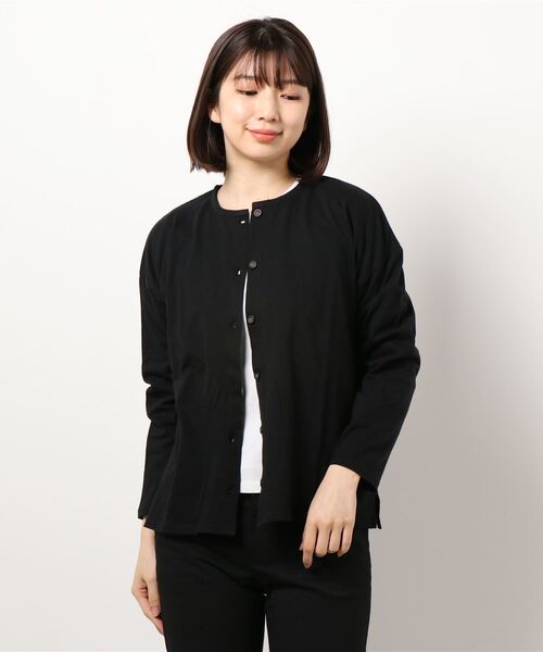 セール C Fort Point ドロップショルダーカーディガン サイドスリット Tシャツ感覚で着るコットンカーディガン カーディガン ボレロ Fort Point フォーポイント のファッション通販 Zozotown