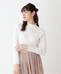 SHOO・LA・RUE | メロウ細テレコタートルネックカットソー(Tシャツ/カットソー)