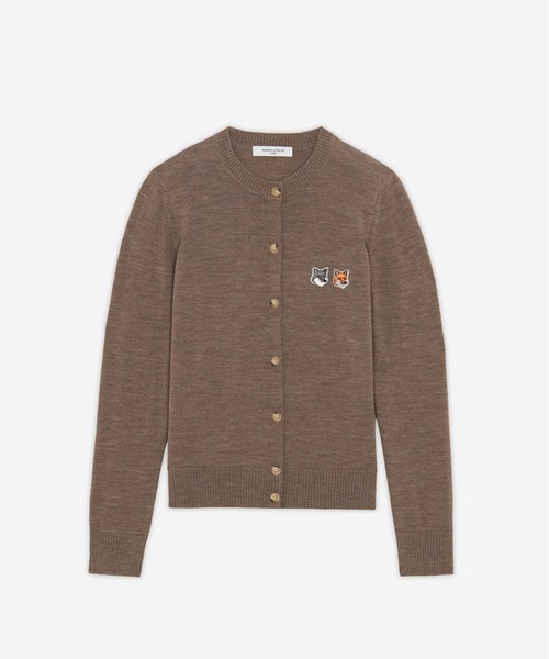 Maison Kitsune（メゾンキツネ）の「DOUBLE FOX HEAD PATCH ADJUSTED CARDIGAN（カーディガン/ボレロ・レディース・ライトピンク/ベージュ/ブラック/霜降りグレー/ベージュ系その他/ブラック系その他/キナリ/ベージュ系その他2/スカイブルー系・S/M/XS/L）」の20枚目の写真