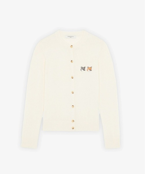 Maison Kitsune（メゾンキツネ）の「DOUBLE FOX HEAD PATCH ADJUSTED CARDIGAN（カーディガン/ボレロ・レディース・ライトピンク/ベージュ/ブラック/霜降りグレー/ベージュ系その他/ブラック系その他/キナリ/ベージュ系その他2/スカイブルー系・S/M/XS/L）」の17枚目の写真