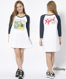 X-girl | Disney（ディズニー） / FOREST B/B TEE DRESS(ワンピース)