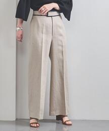 UNITED ARROWS | UBC パイピング リネン ワイドパンツ(その他パンツ)