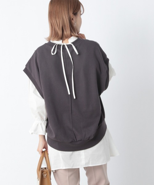 Heather（ヘザー）の「スウェットベスト＆チュニックＳＥＴ　942538（シャツ/ブラウス・レディース・ホワイト系その他/グレー系その他/ベージュ系その他・FREE）」の18枚目の写真