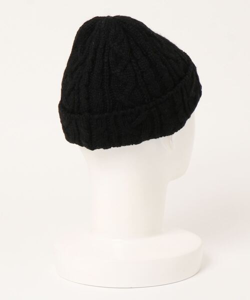 roial（ロイアル）の「BEANIE/ROIAL(ロイアル)帽子(ニットキャップ・ビーニー)（ニットキャップ/ビーニー・メンズ・ブラック/ヘザーグレー/アイボリー・FREE）」の4枚目の写真