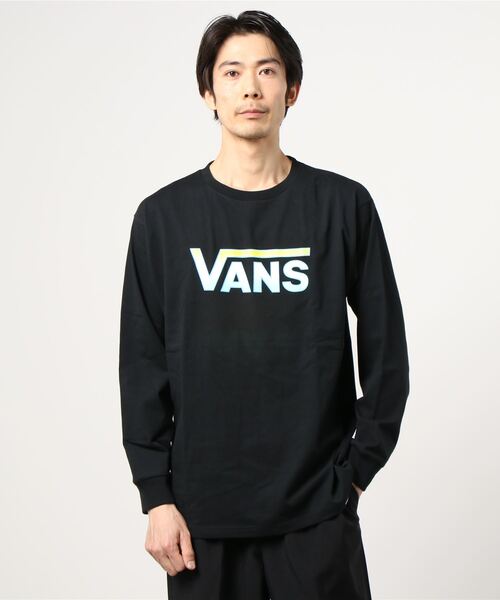 Vans バンズ のファッション Vans Logo ヴァンズ Logo Gradation Gradation ヴァンズ 121r L Stee Black Tシャツ カットソー M