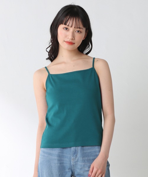 Honeys（ハニーズ）の「インナー付ノースリニット（ニット/セーター・レディース・パープル/ブラック/グリーン/ベージュ/アイボリー・L/S/M）」の9枚目の写真