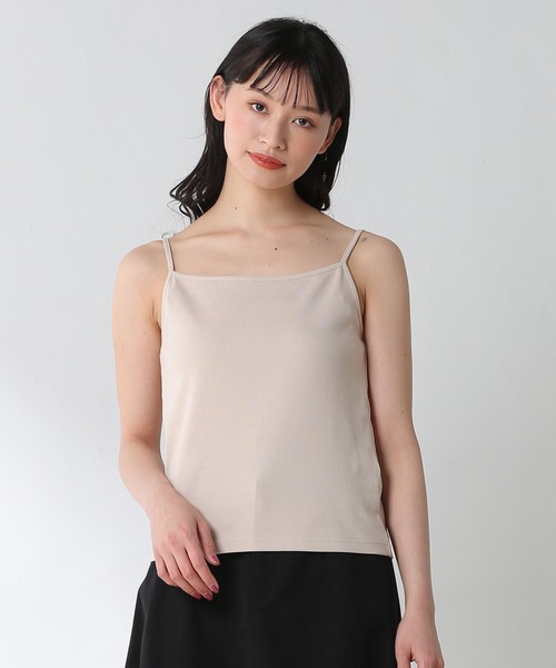 Honeys（ハニーズ）の「インナー付ノースリニット（ニット/セーター・レディース・パープル/ブラック/グリーン/ベージュ/アイボリー・L/S/M）」の19枚目の写真