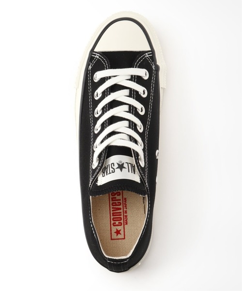 CONVERSE(コンバース)の「【CONVERSE/コンバース】 キャンバスオールスターJ OX:スニーカー(スニーカー・レディース・ホワイト/ブラック・23cm/23.5cm/24cm/24.5cm)」の3枚目の写真