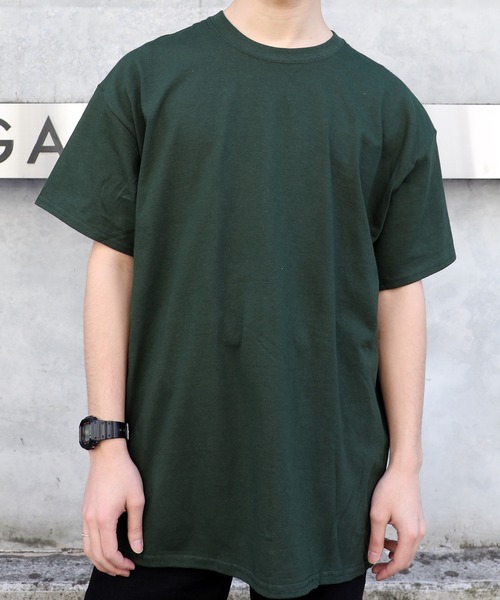 GILDAN(ギルダン)の「GILDAN/ ギルダン /6.0oz ウルトラコットン Tシャツ(Tシャツ/カットソー・メンズ・グレー/ブラック/グリーン/インディゴブルー/ホワイト/ベージュ/モカ・MEDIUM/LARGE/X-LARGE/SMALL)」の6枚目の写真