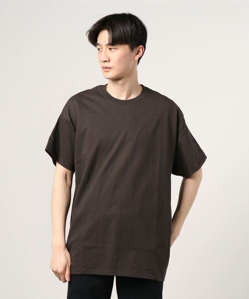 GILDAN(ギルダン)の「GILDAN/ ギルダン /6.0oz ウルトラコットン Tシャツ(Tシャツ/カットソー・メンズ・グレー/ブラック/グリーン/インディゴブルー/ホワイト/ベージュ/モカ・MEDIUM/LARGE/X-LARGE/SMALL)」の8枚目の写真