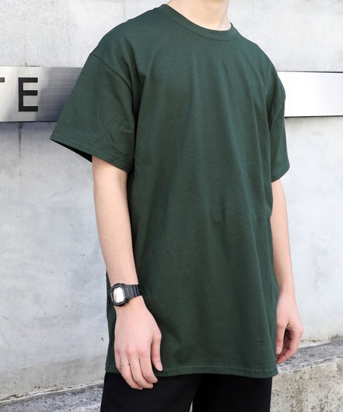 GILDAN(ギルダン)の「GILDAN/ ギルダン /6.0oz ウルトラコットン Tシャツ(Tシャツ/カットソー・メンズ・グレー/ブラック/グリーン/インディゴブルー/ホワイト/ベージュ/モカ・MEDIUM/LARGE/X-LARGE/SMALL)」の15枚目の写真
