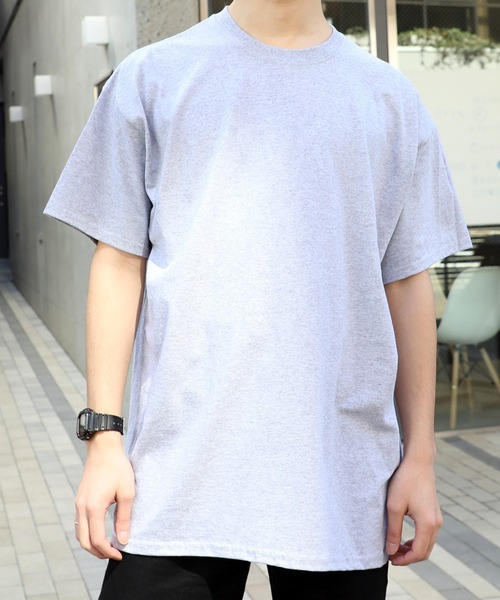 GILDAN(ギルダン)の「GILDAN/ ギルダン /6.0oz ウルトラコットン Tシャツ(Tシャツ/カットソー・メンズ・グレー/ブラック/グリーン/インディゴブルー/ホワイト/ベージュ/モカ・MEDIUM/LARGE/X-LARGE/SMALL)」の12枚目の写真