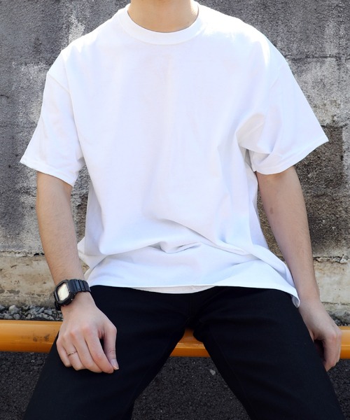 GILDAN(ギルダン)の「GILDAN/ ギルダン /6.0oz ウルトラコットン Tシャツ(Tシャツ/カットソー・メンズ・グレー/ブラック/グリーン/インディゴブルー/ホワイト/ベージュ/モカ・MEDIUM/LARGE/X-LARGE/SMALL)」の19枚目の写真