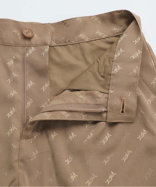 X-girl（エックスガール）の「MILLS LOGO JACQUARD SHORT PANTS（その他パンツ・レディース・ベージュ/ライトグリーン/ブラック・S/M/XS）」の17枚目の写真