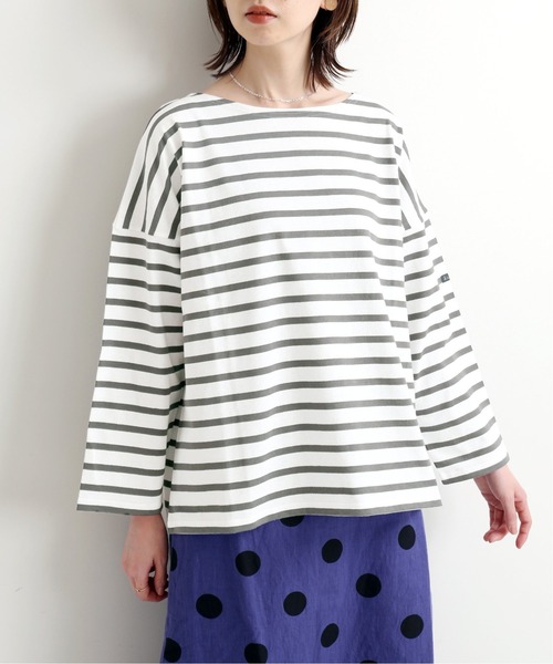 IENA(イエナ)の「【LE MINOR/ルミノア】PETIT COPAIN カットソー◆(Tシャツ/カットソー・レディース・グレー/グリーン/ブルー/ピンク・FREE)」の2枚目の写真