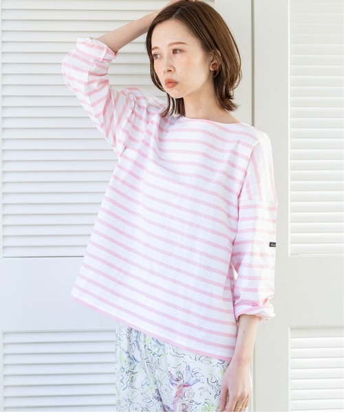 IENA(イエナ)の「【LE MINOR/ルミノア】PETIT COPAIN カットソー◆(Tシャツ/カットソー・レディース・グレー/グリーン/ブルー/ピンク・FREE)」の1枚目の写真