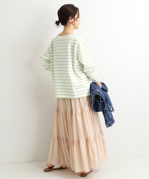 IENA(イエナ)の「【LE MINOR/ルミノア】PETIT COPAIN カットソー◆(Tシャツ/カットソー・レディース・グレー/グリーン/ブルー/ピンク・FREE)」の7枚目の写真