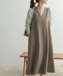 URBAN RESEARCH DOORS | ダブルクロスVネックジャンパースカート(ジャンパースカート)