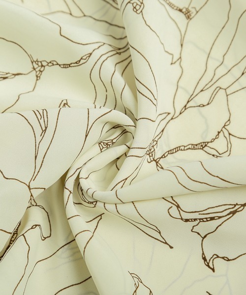 La-gemme(ラジェム)の「線画フラワー&マーブル柄パンツ(その他パンツ・レディース・ホワイト系その他/ブラック系その他/ブラック系その他2/ベージュ系その他2・M/L)」の19枚目の写真