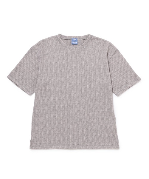 JUNRED（ジュンレッド）の「ローゲージカノコＴシャツ（Tシャツ/カットソー・メンズ・グレー/ホワイト/ネイビー・M/L/LL）」の17枚目の写真