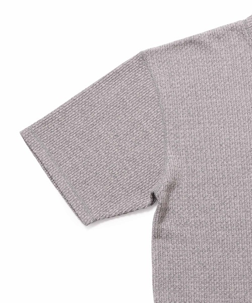 JUNRED（ジュンレッド）の「ローゲージカノコＴシャツ（Tシャツ/カットソー・メンズ・グレー/ホワイト/ネイビー・M/L/LL）」の11枚目の写真