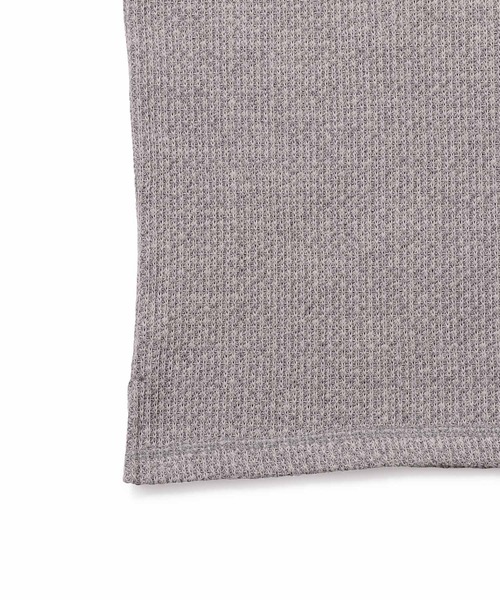 JUNRED（ジュンレッド）の「ローゲージカノコＴシャツ（Tシャツ/カットソー・メンズ・グレー/ホワイト/ネイビー・M/L/LL）」の14枚目の写真