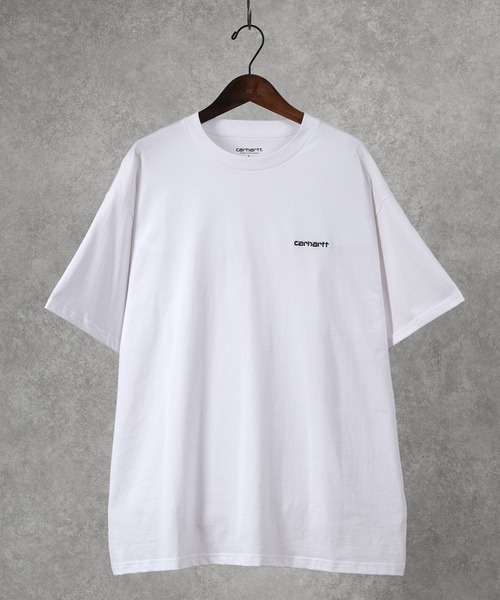 Carhartt WIP（カーハートダブリューアイピー）の「【Carhartt/カーハート】 ワンポイント ブランドネーム Tシャツ/ SCRIPT EMBROIDERY T-SHIRT/ビッグシルエット（Tシャツ/カットソー・メンズ・ダークオレンジ/ブラック/パープル/ホワイト・XL/M/L）」の11枚目の写真