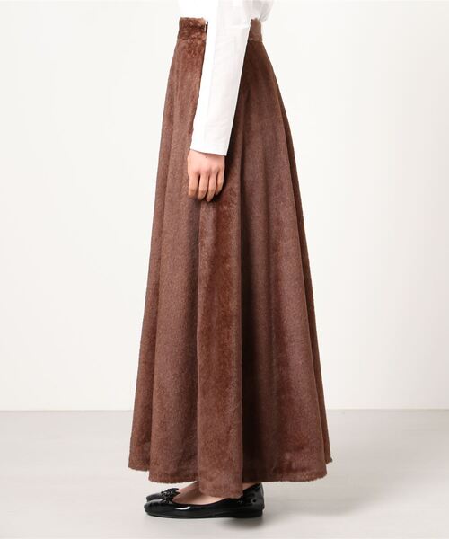 THE Dallas(ザ・ダラス)の「The Dallas/short fur SK(スカート・レディース・ブラウン・1/2)」の2枚目の写真