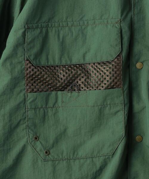 THE NORTH FACE PURPLE LABEL（ザ ノースフェイス パープルレーベル）の「＜THE NORTH FACE PURPLE LABEL＞ L/FIELD H/S SHT/シャツ（シャツ/ブラウス・メンズ・ブラック/オリーブ・MEDIUM/LARGE）」の9枚目の写真